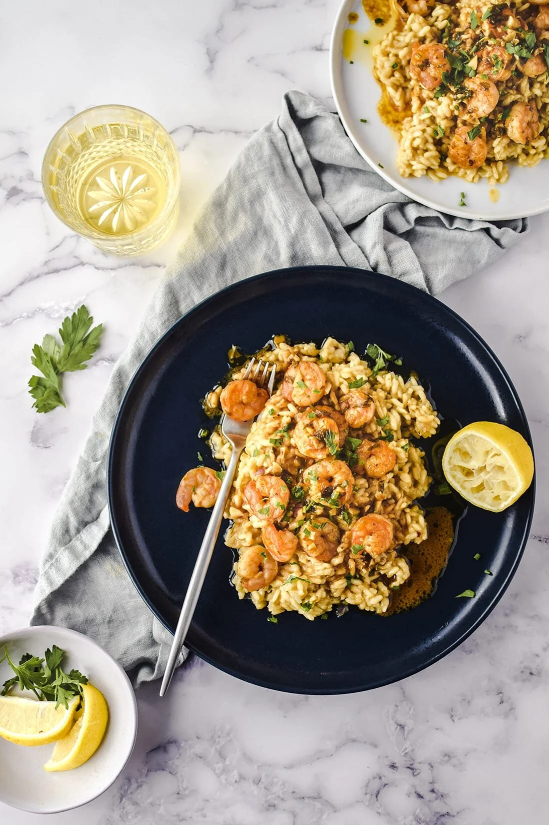 Shrimp Scampi Risotto Creole Style With Lemon And Parsley Staci Janik If you're a lover of shrimp scampi, or like me, shrimp anything, then you will for sure love this one. shrimp scampi risotto creole style