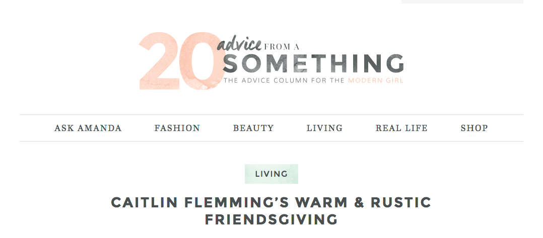 Advice from a 20 Something