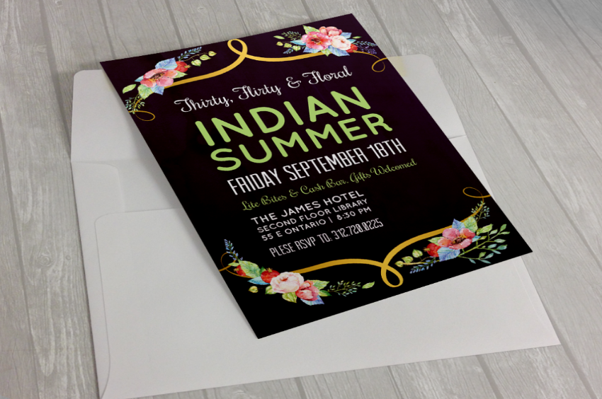  Birthday invitation.       