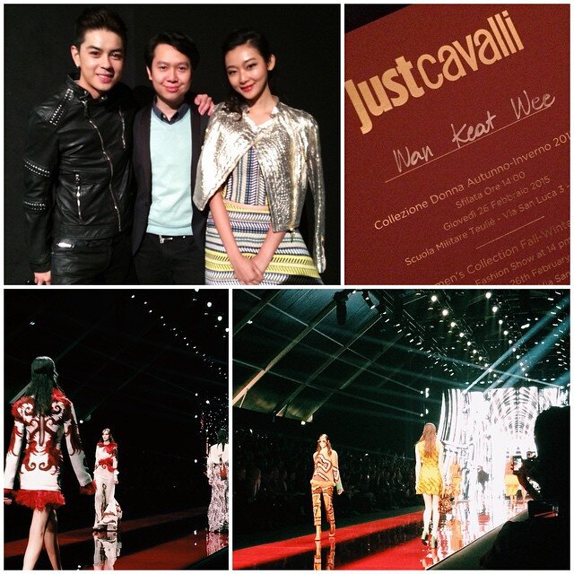 Proud bff moment #JustCavalli #MilanFashionWeek