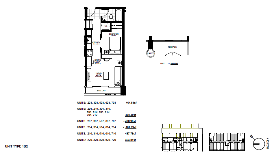 1 Bedroom Suite 1B2. $1,400 / month SOLD OUT Click For Virtual Tour