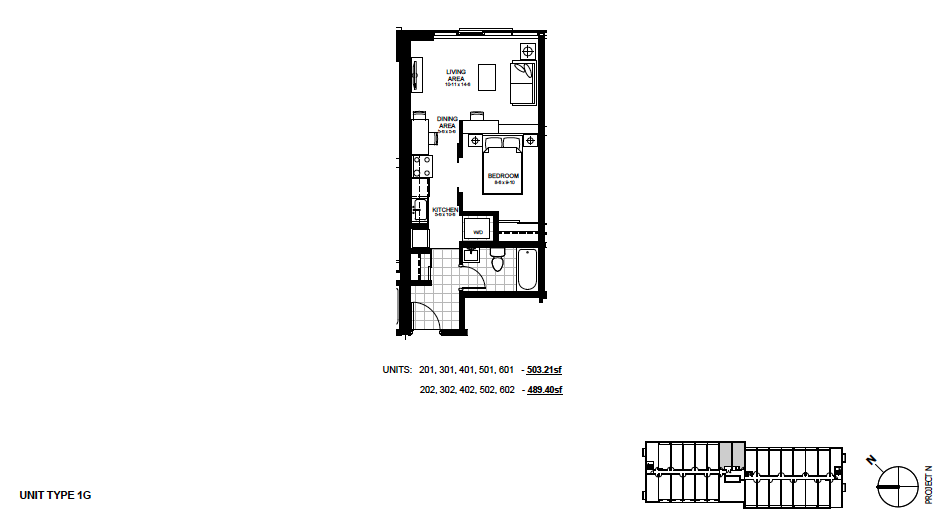 1 Bedroom Suite 1G. $1,400 / month SOLD OUT Click For Virtual Tour