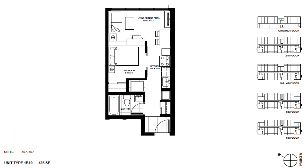 1 Bedroom Suite 1B10 . $1,425 / month