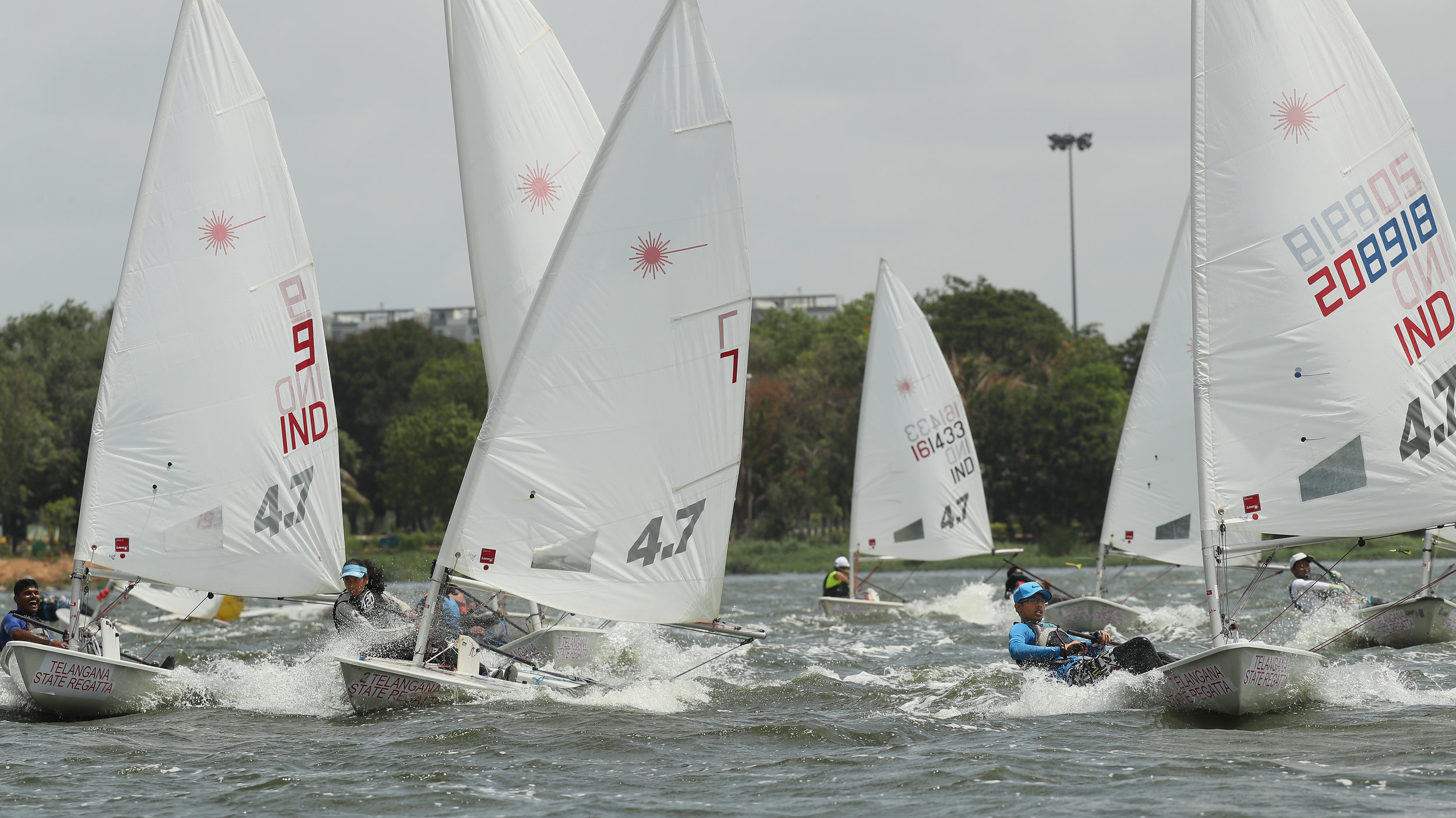 Boats at Yacht Club of Hyderabad