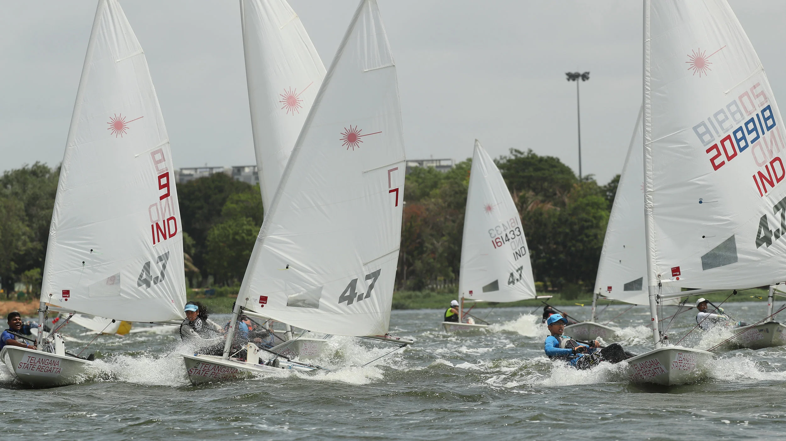 Boats at Yacht Club of Hyderabad