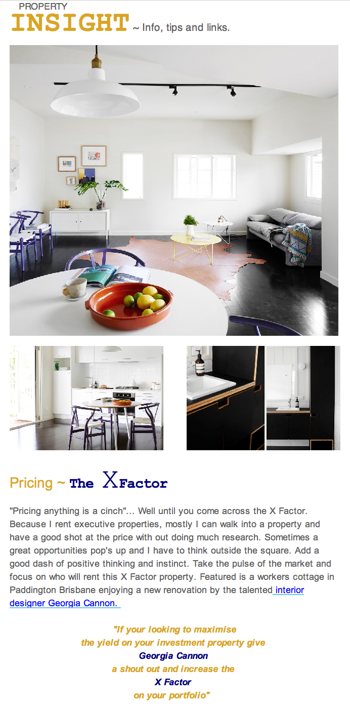 Georgia Cannon Interior Design, interior designer, Brisbane, Australia