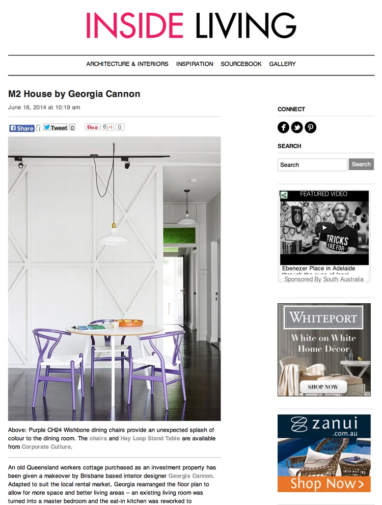 Georgia Cannon Interior Design, interior designer, Brisbane, Australia