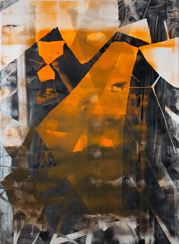 Mono Print #1, 2012. Print by Chris Trueman. Image: TWFineArt