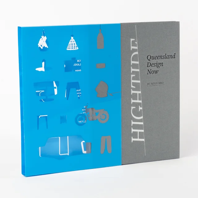 The book nestled into its clever cutout sleeve. Photo: Hightide