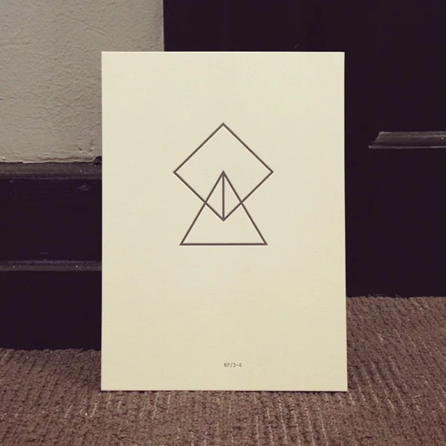 NP/3-4 print designed by The Letter D and pressed by The Hungry Workshop. $44.00. Photo: Capital P