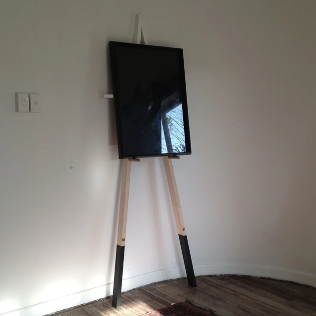Easel designed by Paul Owen. $300. Photo: Paul Owen