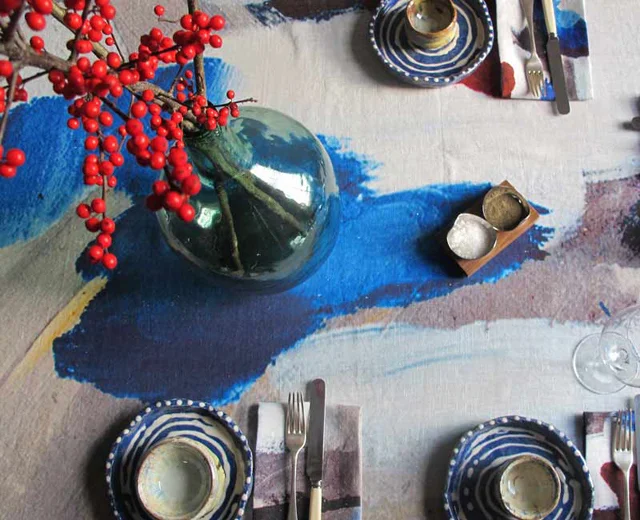 Alv Interiors table linen. Photo: Shilo Engelbrecht