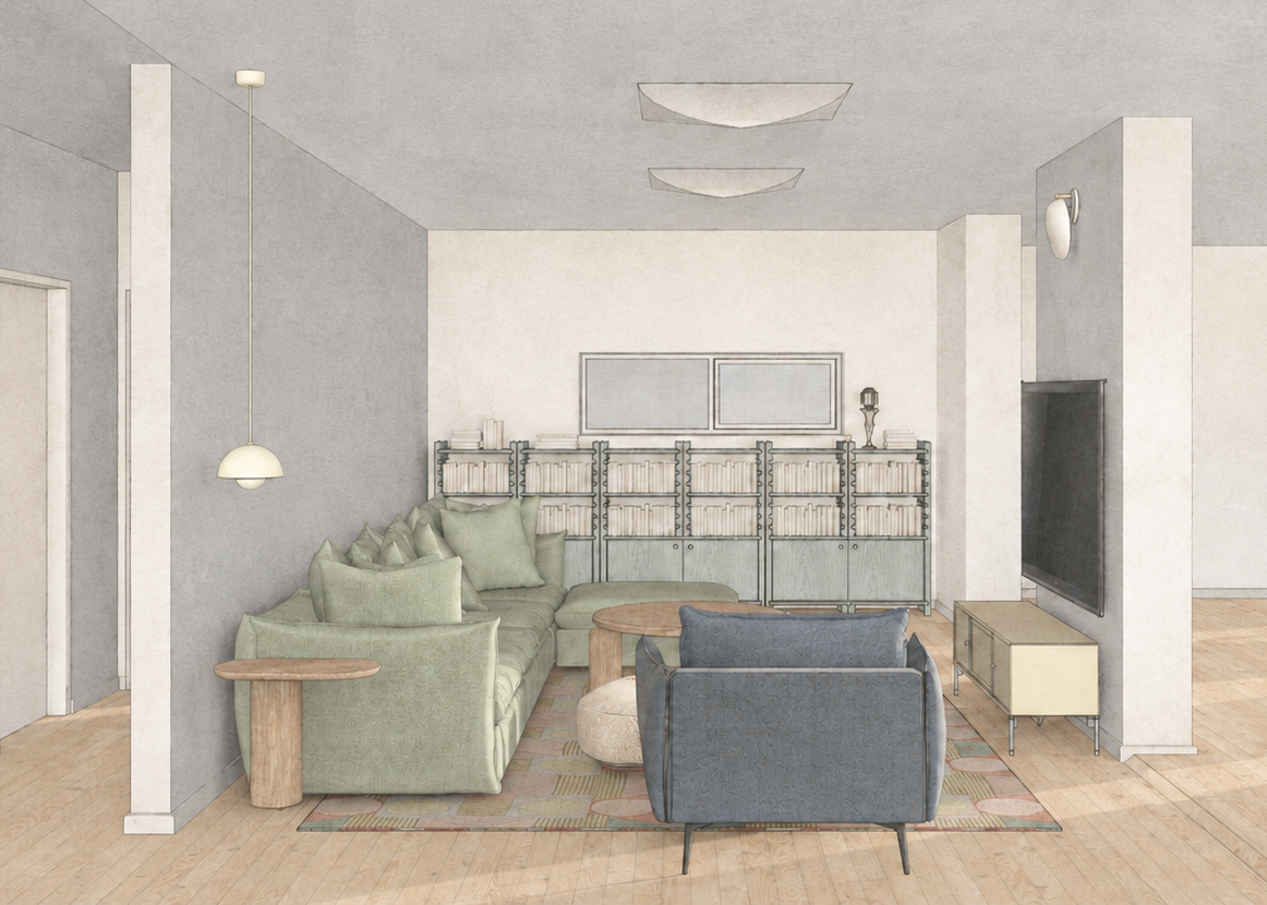Home Living Room in Wollstonecraft