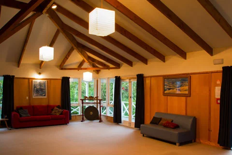the retreat space at Riverslea Retreat Centre, Otaki Aotearoa