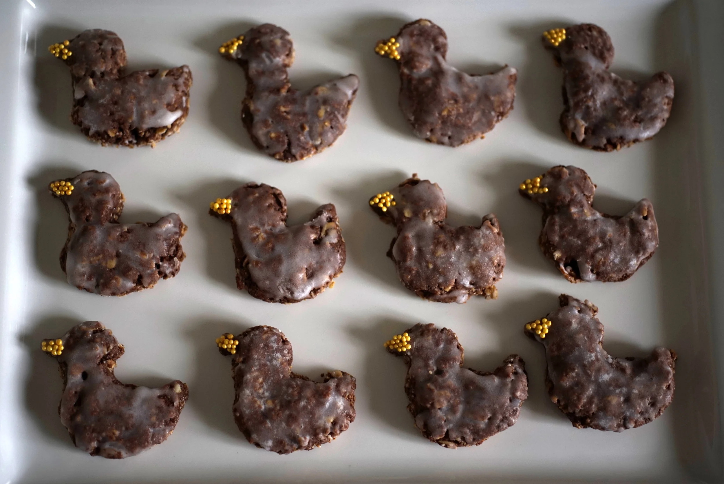 Grosi's Chocolate Oat Cutout Cookies
