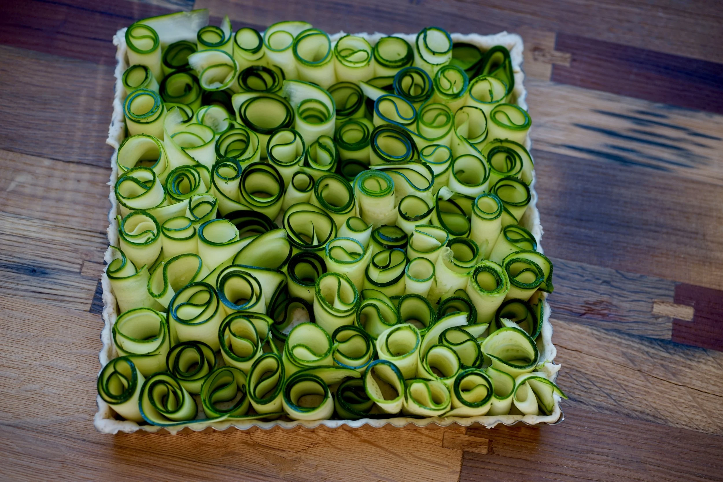 Vaudoise Mint and Zucchini Tart