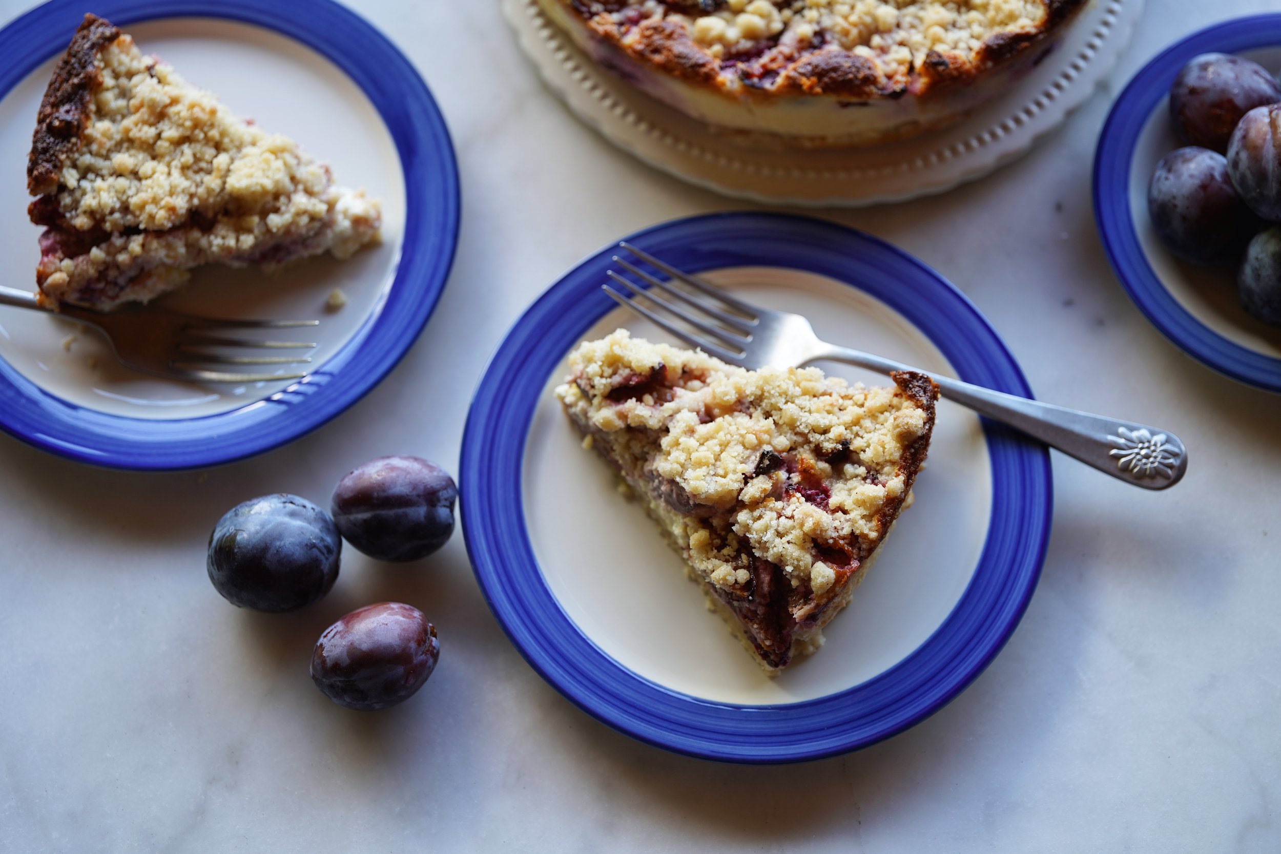 Zwetschgen Quarktorte