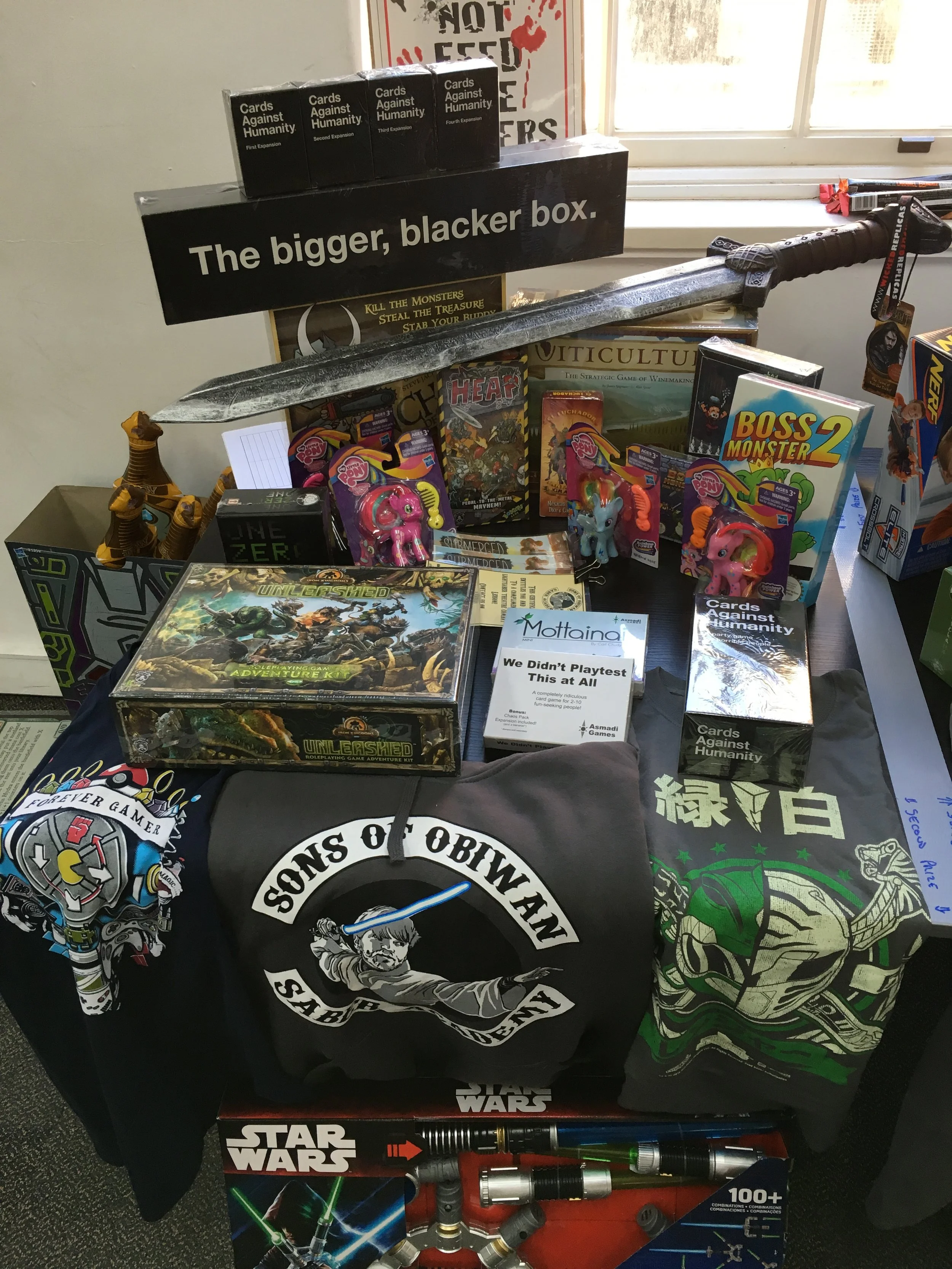 Above: 1st Place Prize Pack