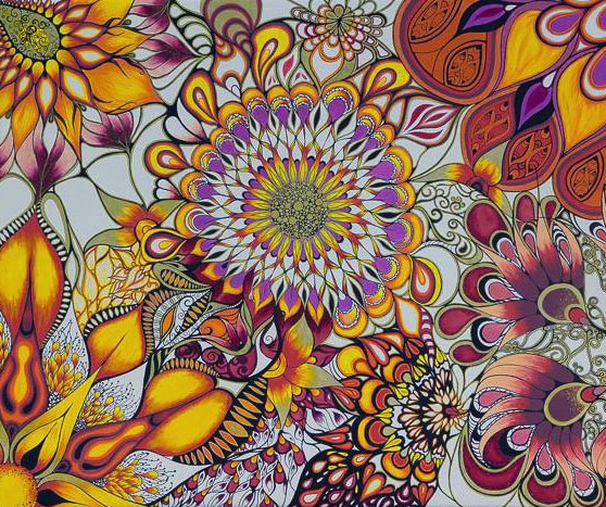 Kingdom of the Plants - To see more of Amber’s large paintings, click on the link as follows www.amberstefani.com