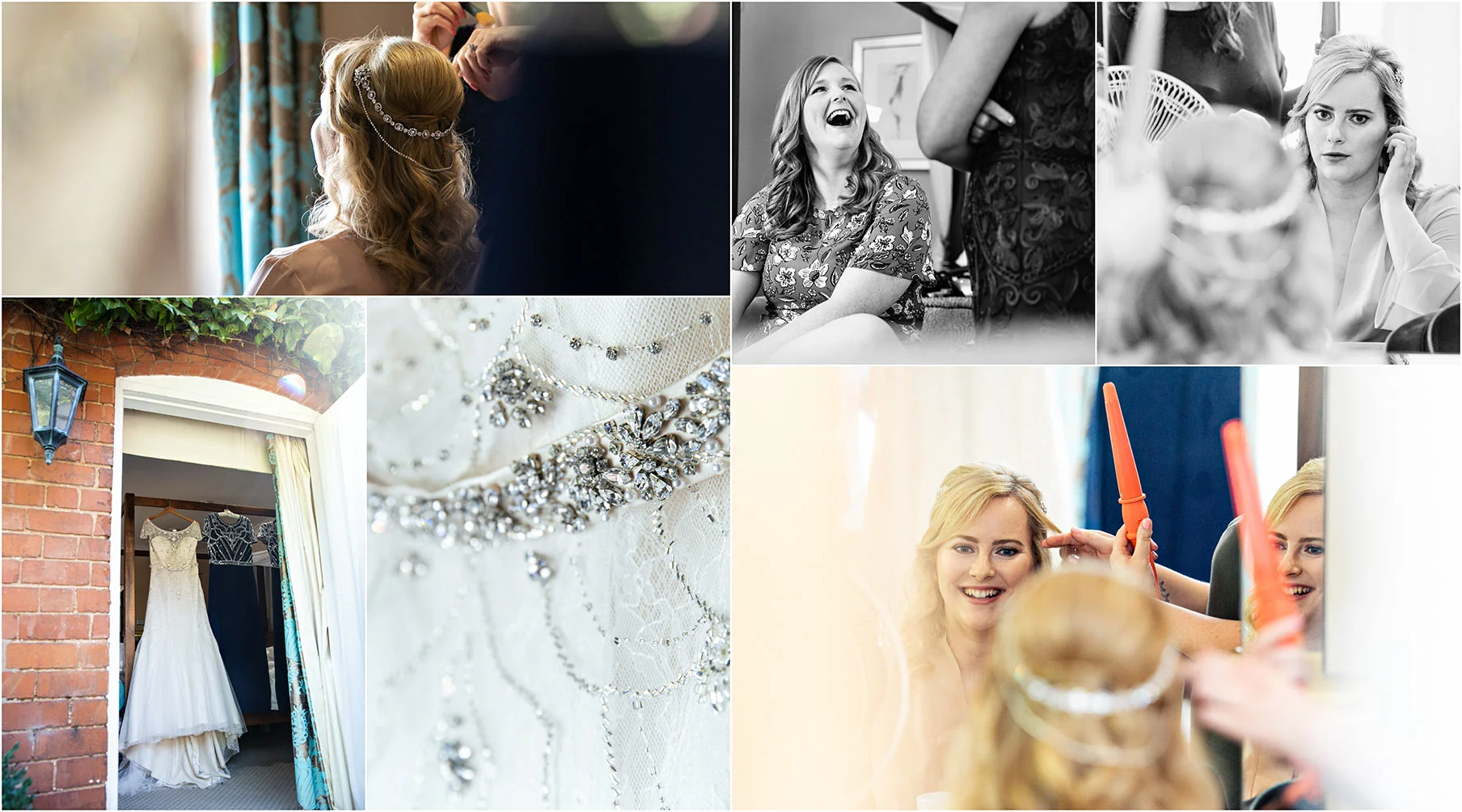 bridal preparations wedding photography