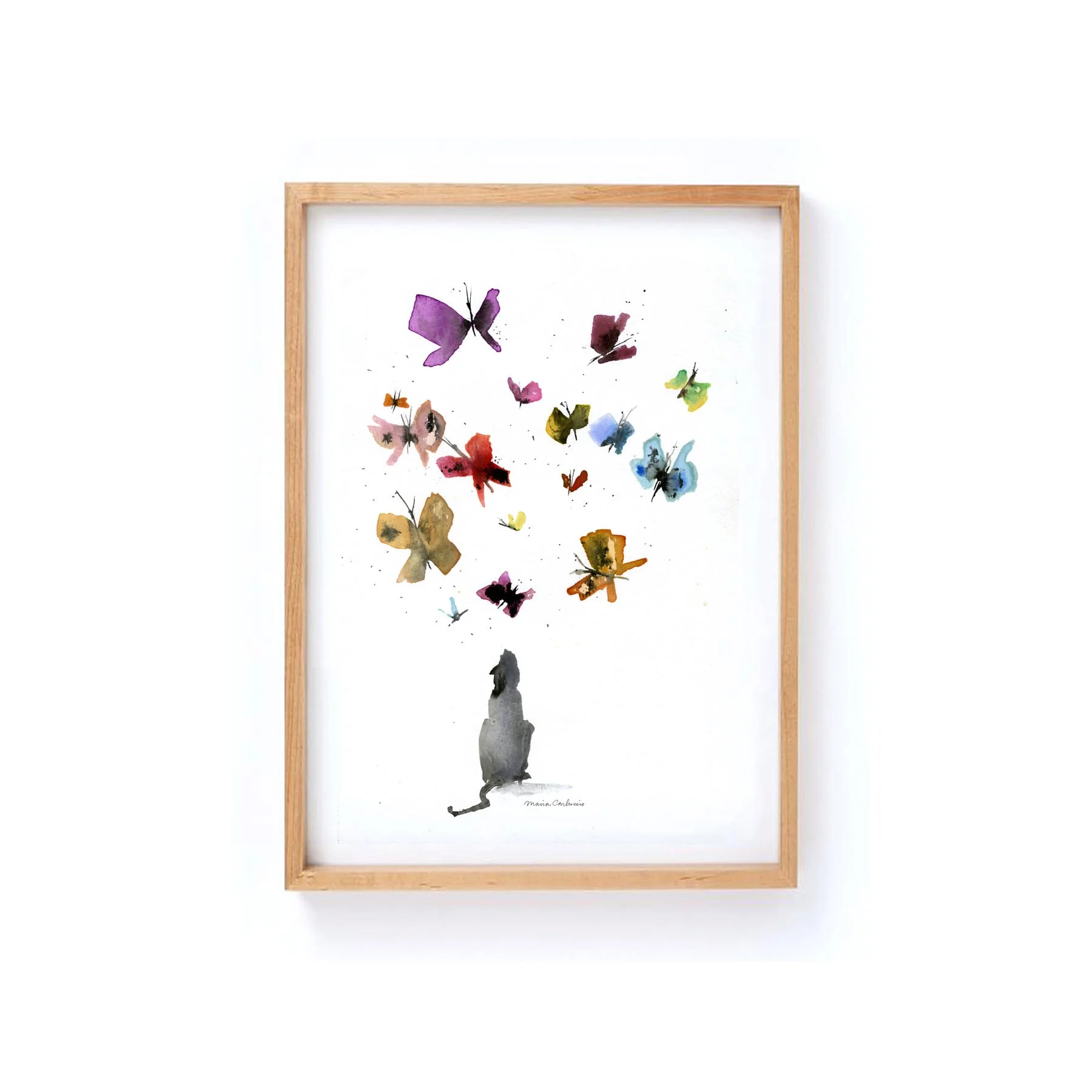 cat and butterflies framed .jpg