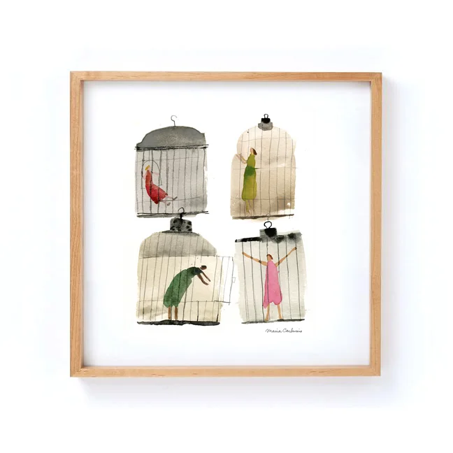 women in cages_framed.jpg