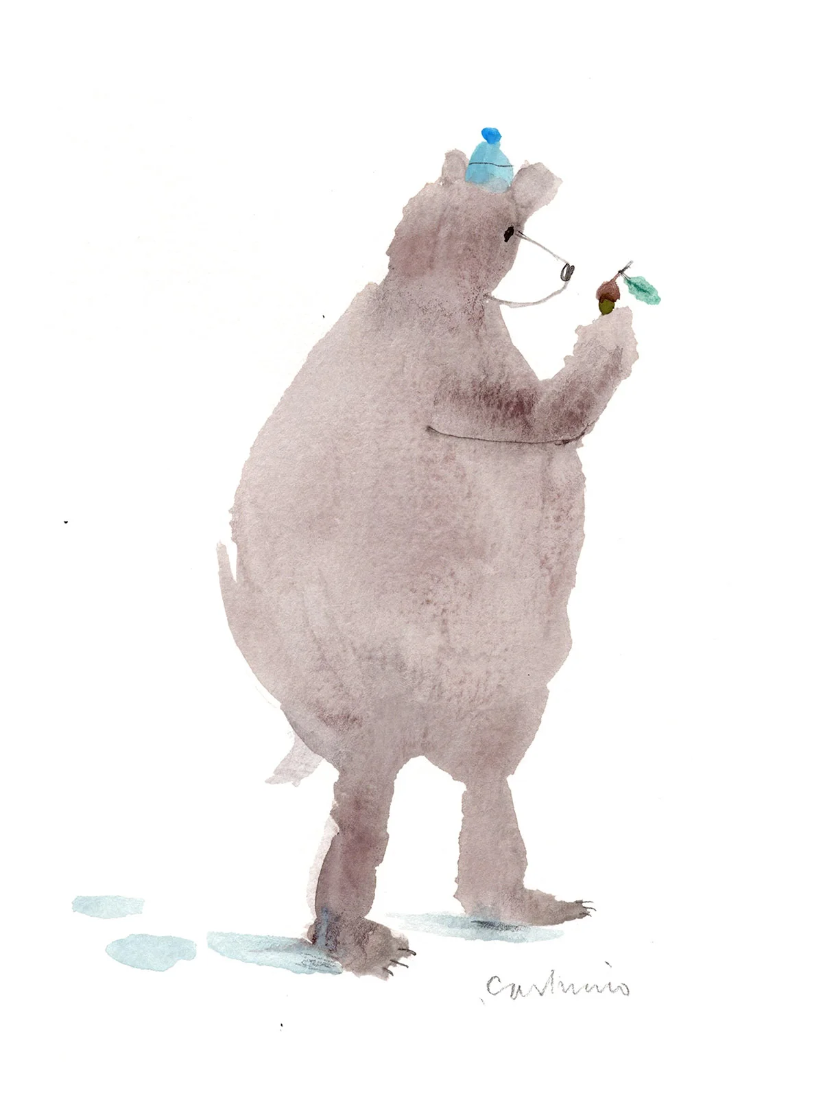 Bear with Acorn_100.jpg