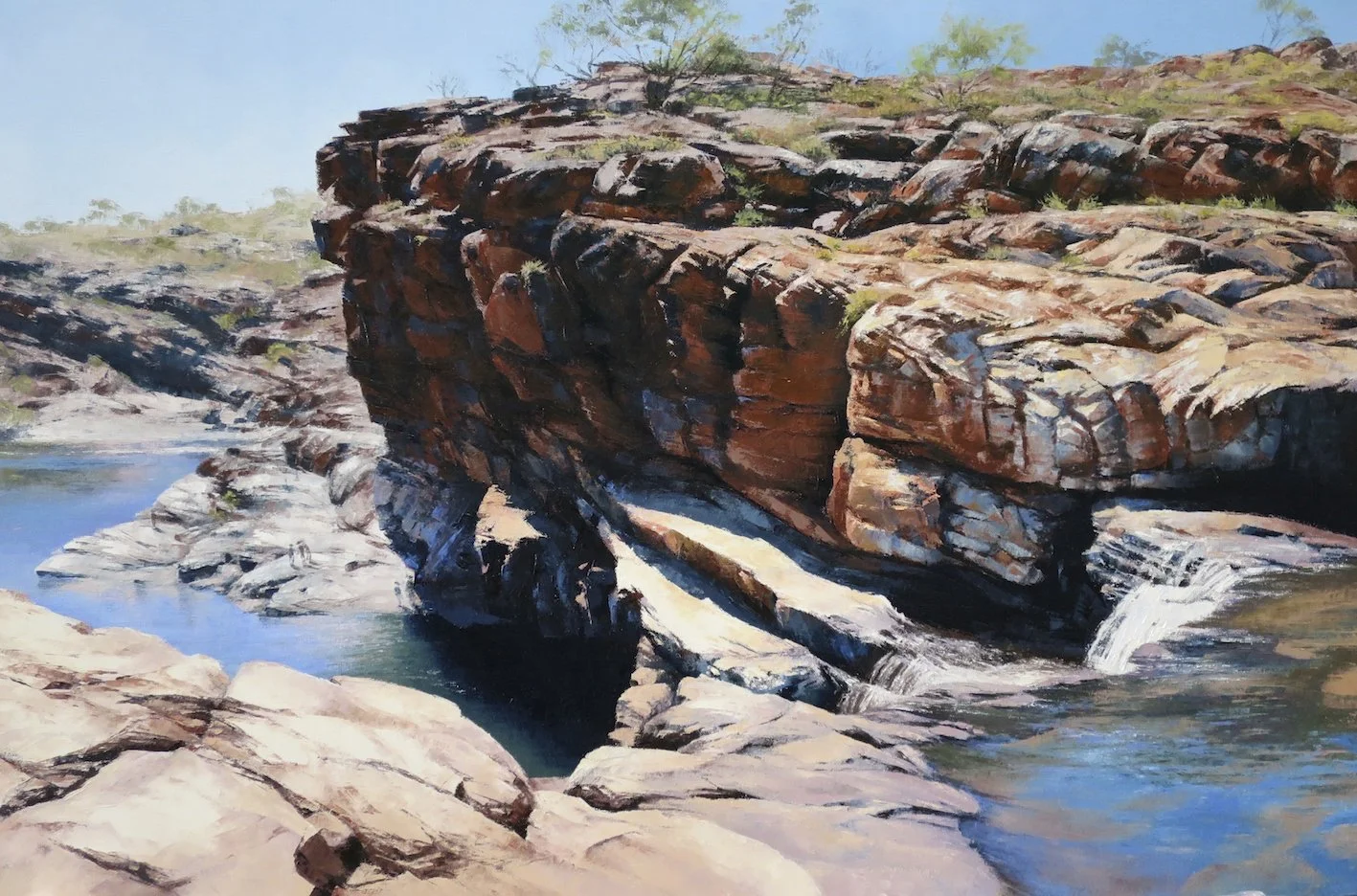 Bell Gorge (Kimberley), Oil on canvas, Framed, 91x61cm .jpg