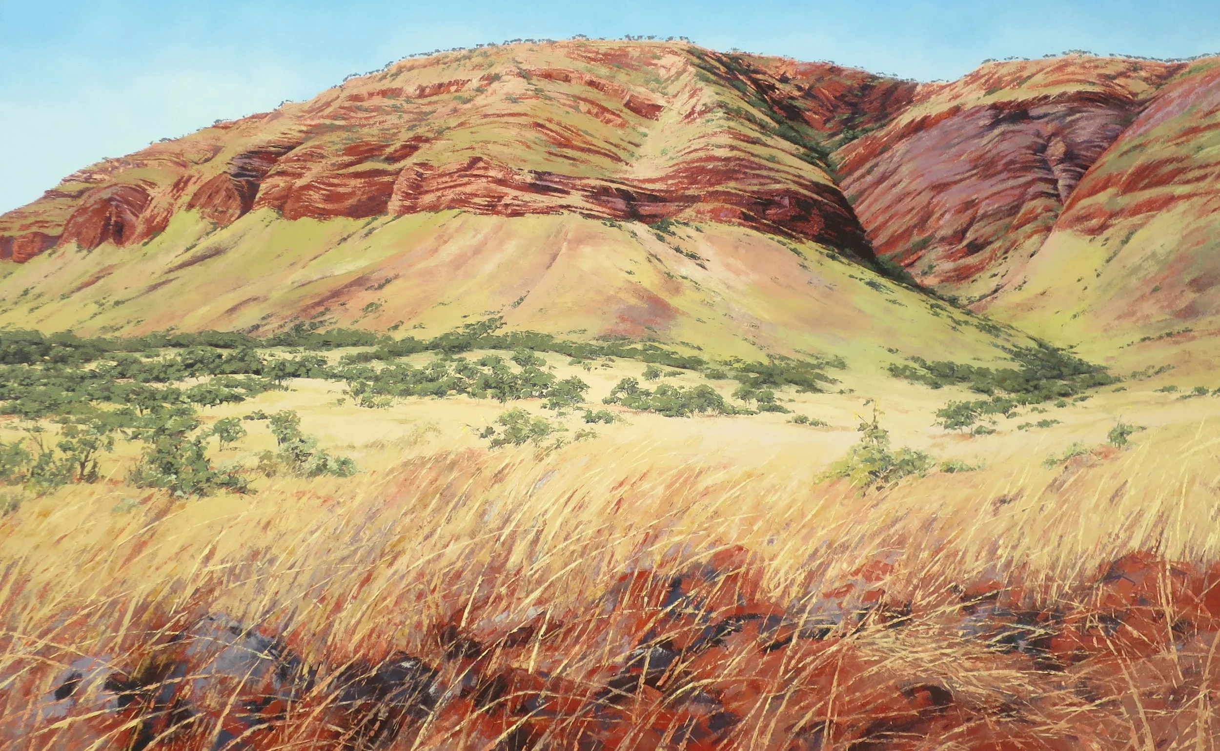 King Leopold Ranges, Oil on linnen canvas, 200 x 120cm,.JPG
