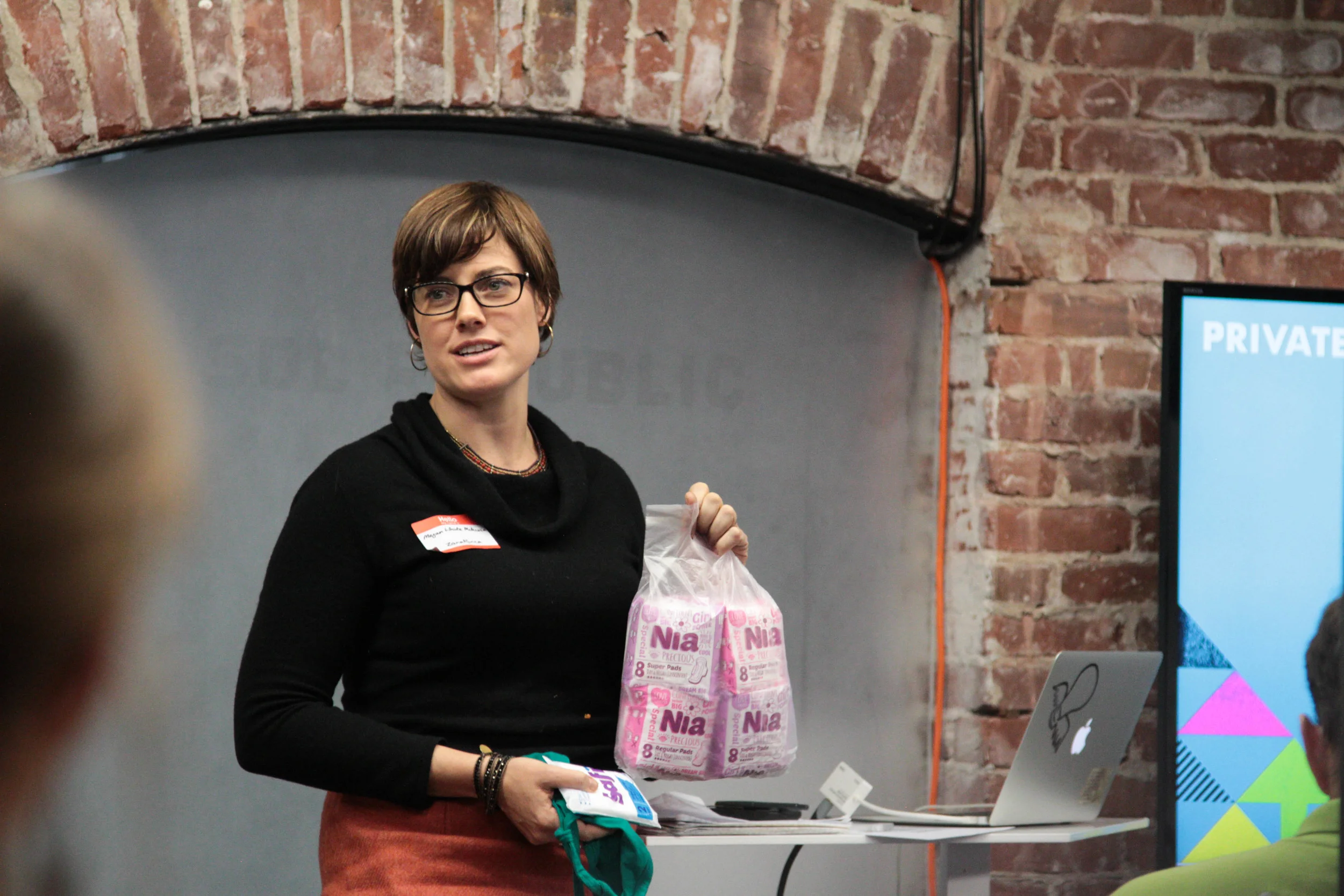 Megan at the Girl Effect Accelerator