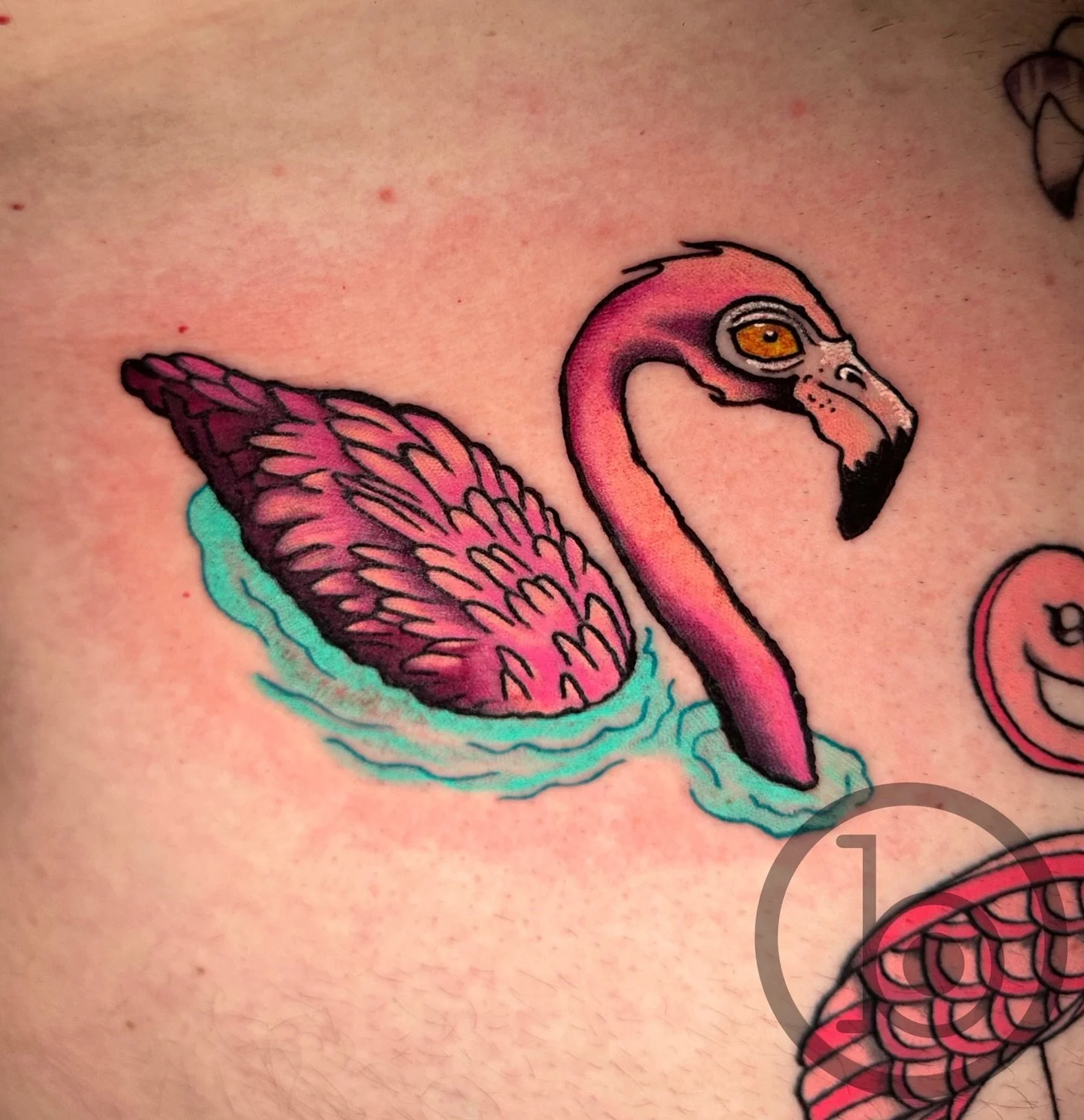 Fresh  and healed by resident artist @oldmaidfisk 
➖➖➖➖➖➖➖➖➖➖➖➖➖➖➖➖➖
Blueprint Gallery
138 Russell St
 Hadley MA 01035
📱(413)-387-0221 
WALK-INS WELCOME 
🕸️ www.blueprintgallery.com 🕸️
.
.
.
.
.
.
.
.
.
#flamingo#flamingotattoo#colortattoo#freshta