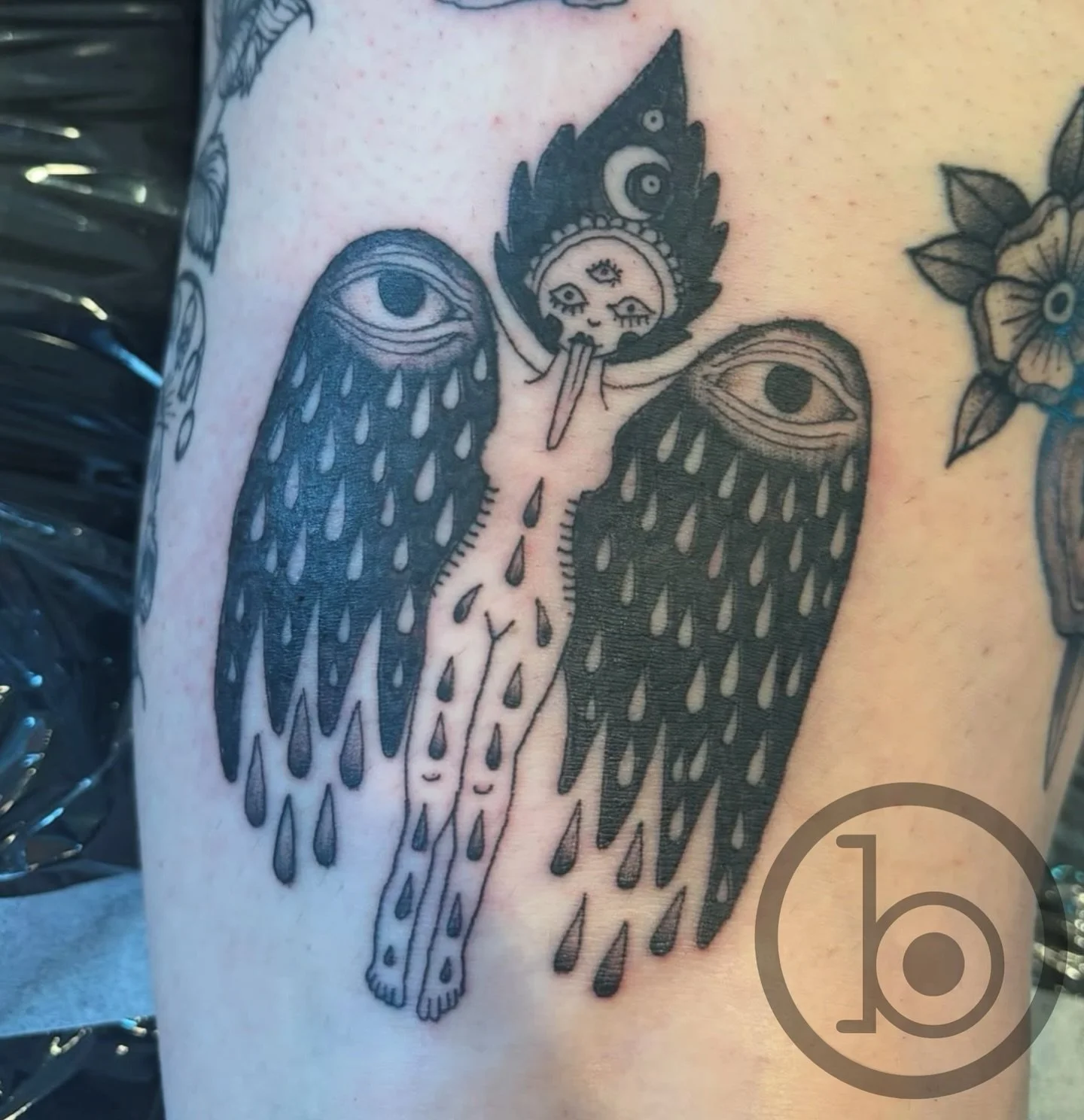 By resident artist @kevinberubetattooer 
➖➖➖➖➖➖➖➖➖➖➖➖➖➖➖➖➖
Blueprint Gallery
138 Russell St
 Hadley MA 01035
📱(413)-387-0221 
WALK-INS WELCOME 
🕸️ www.blueprintgallery.com 🕸️
.
.
.
.
.
.
.
.
.
#tattoo#lineworktattoo#newtattoo#blackandgreytattoo#ta