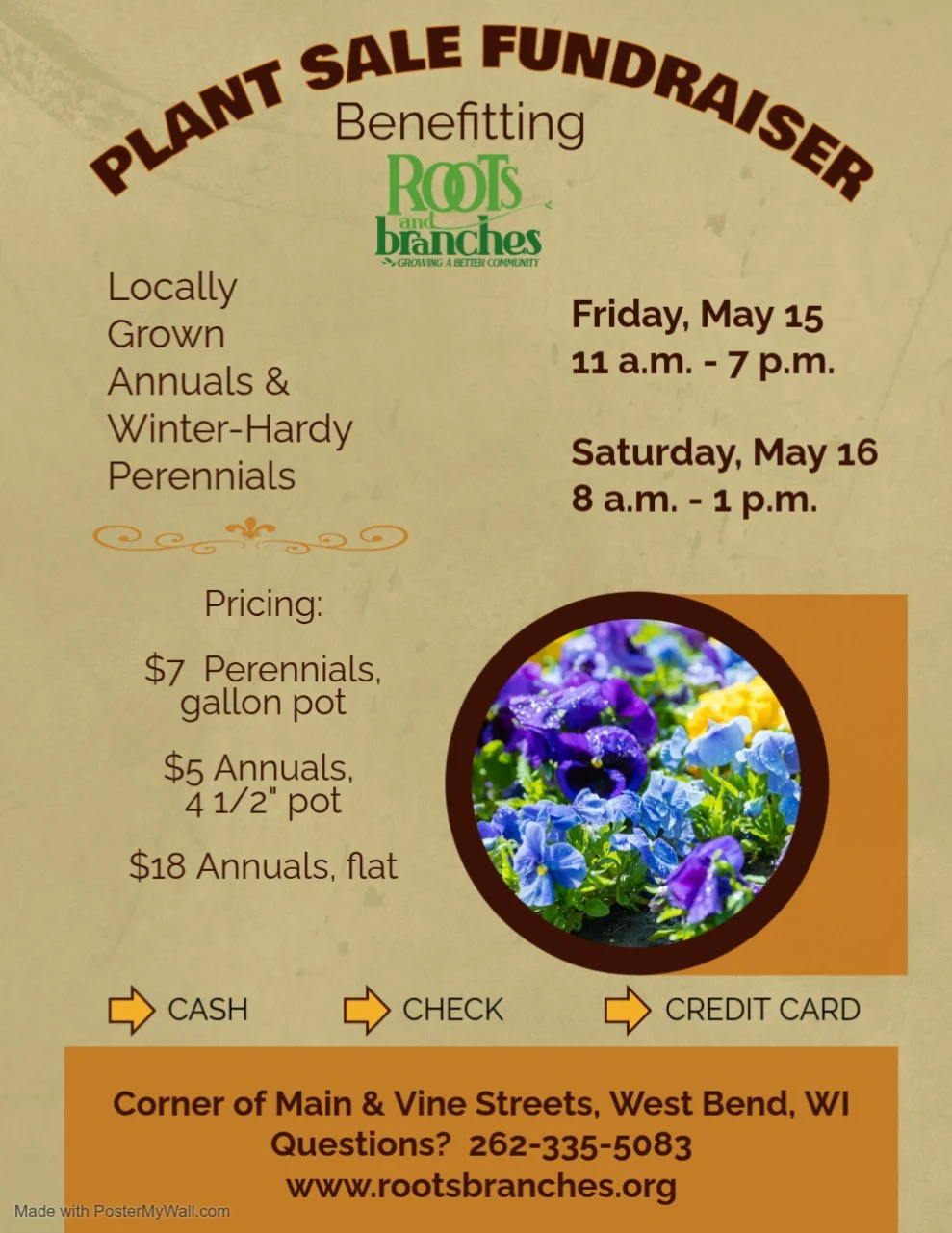 2026 Roots and Branches Plant Sale