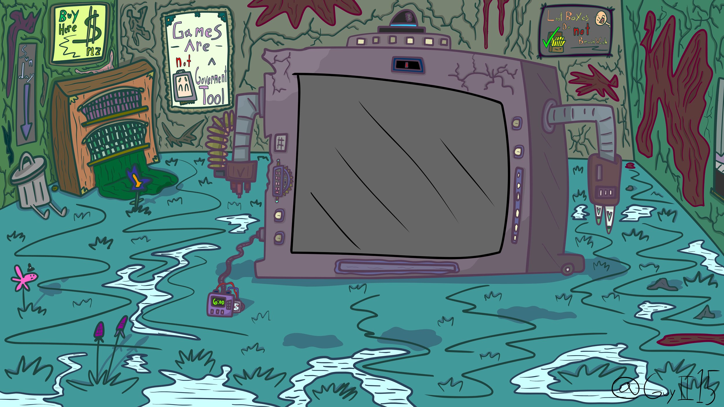 Land of Toons: Funny Hoo Hoo Man background 9