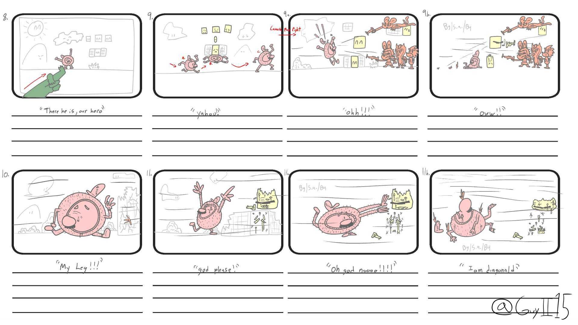 Funny Hoo Hoo Man Storyboard 2