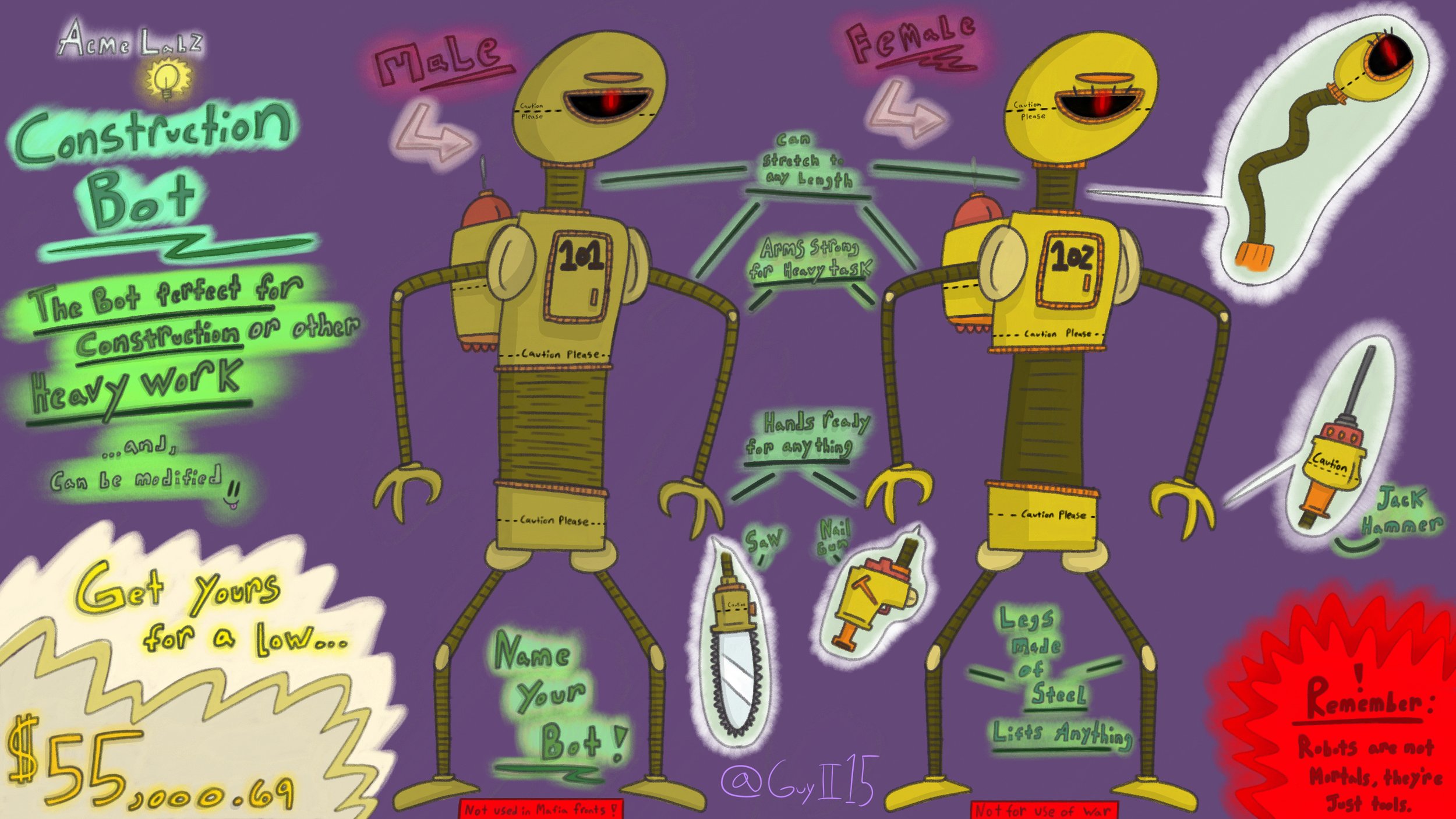 Construction Bot, Acme Labs Ad