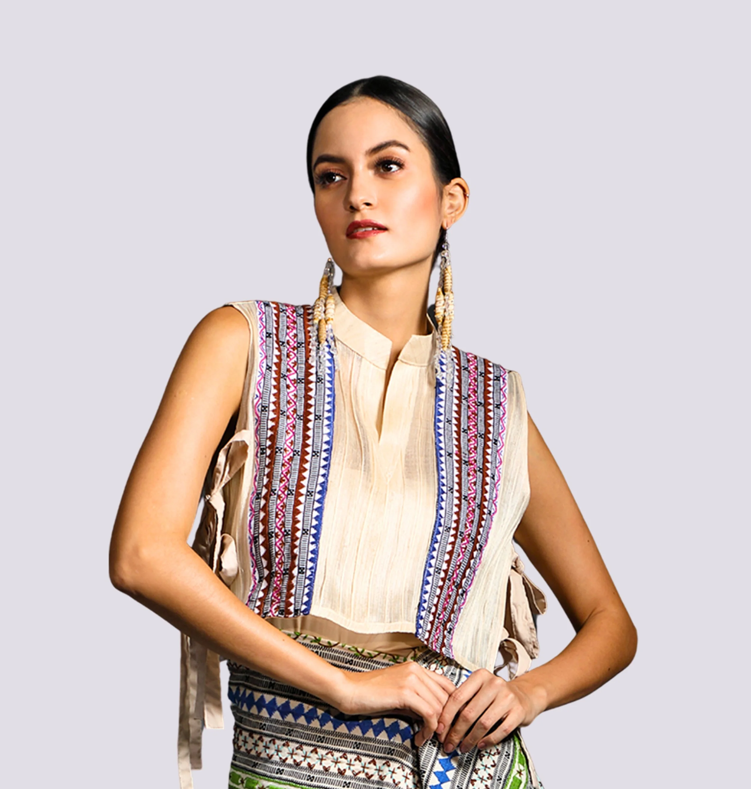Cropped Barong Vest