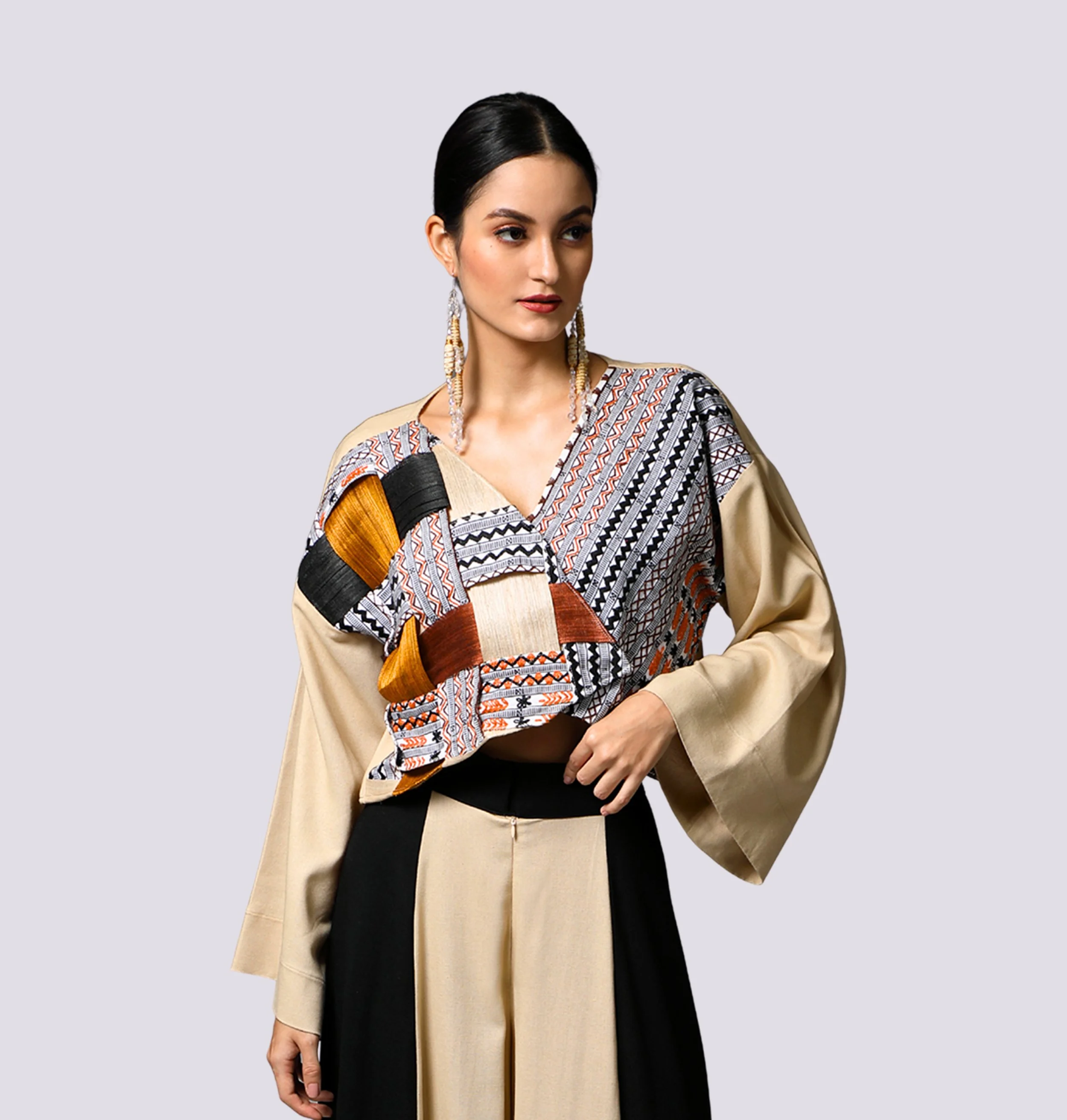 Woven Jacket w/ Mangyan Embroidery