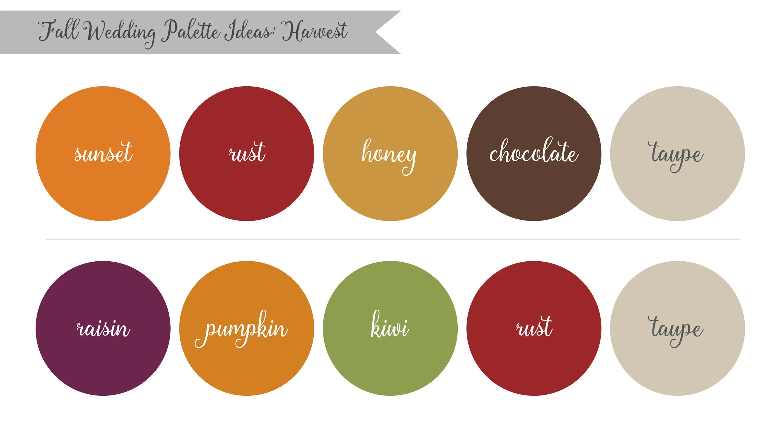 Lauren Rachel — Inspired by Nature, Fall Wedding Palette Ideas