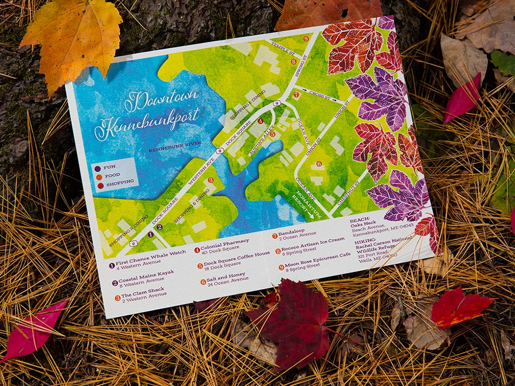 Autumn Design Invitation Suite — Maine Seacoast
