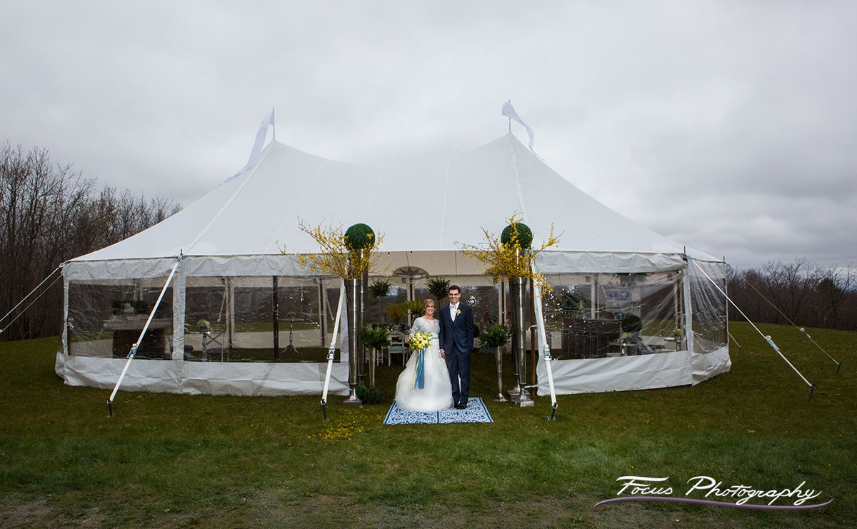 Blue Willow Wedding — Beech Hill Barn Tent Area