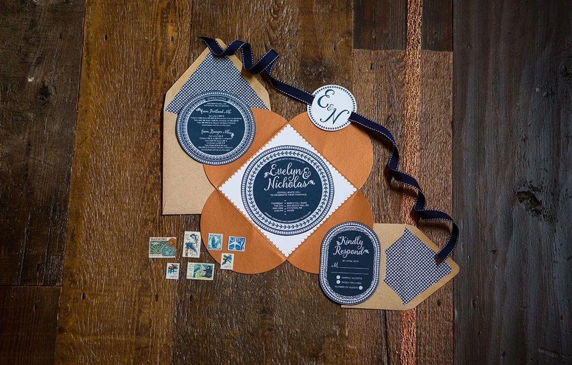 Beech Hill Barn Wedding Invitation Suite