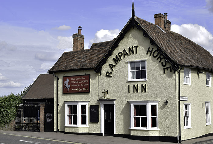 The Rampant Horse. Traditional Suffolk pub.