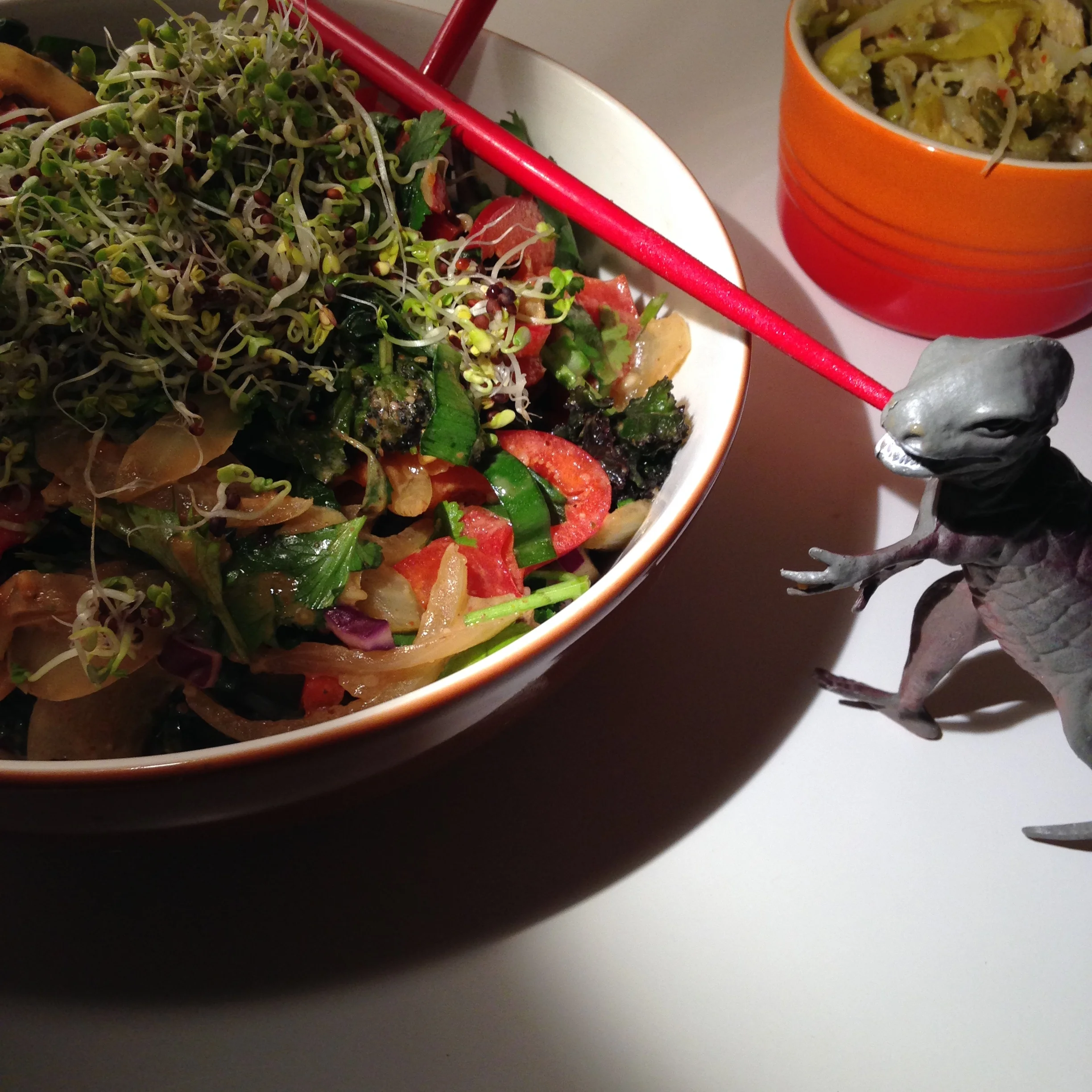 Noodle Bowl With Peanut Dressing