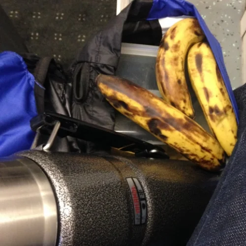 1L Recovery smoothie and bananas