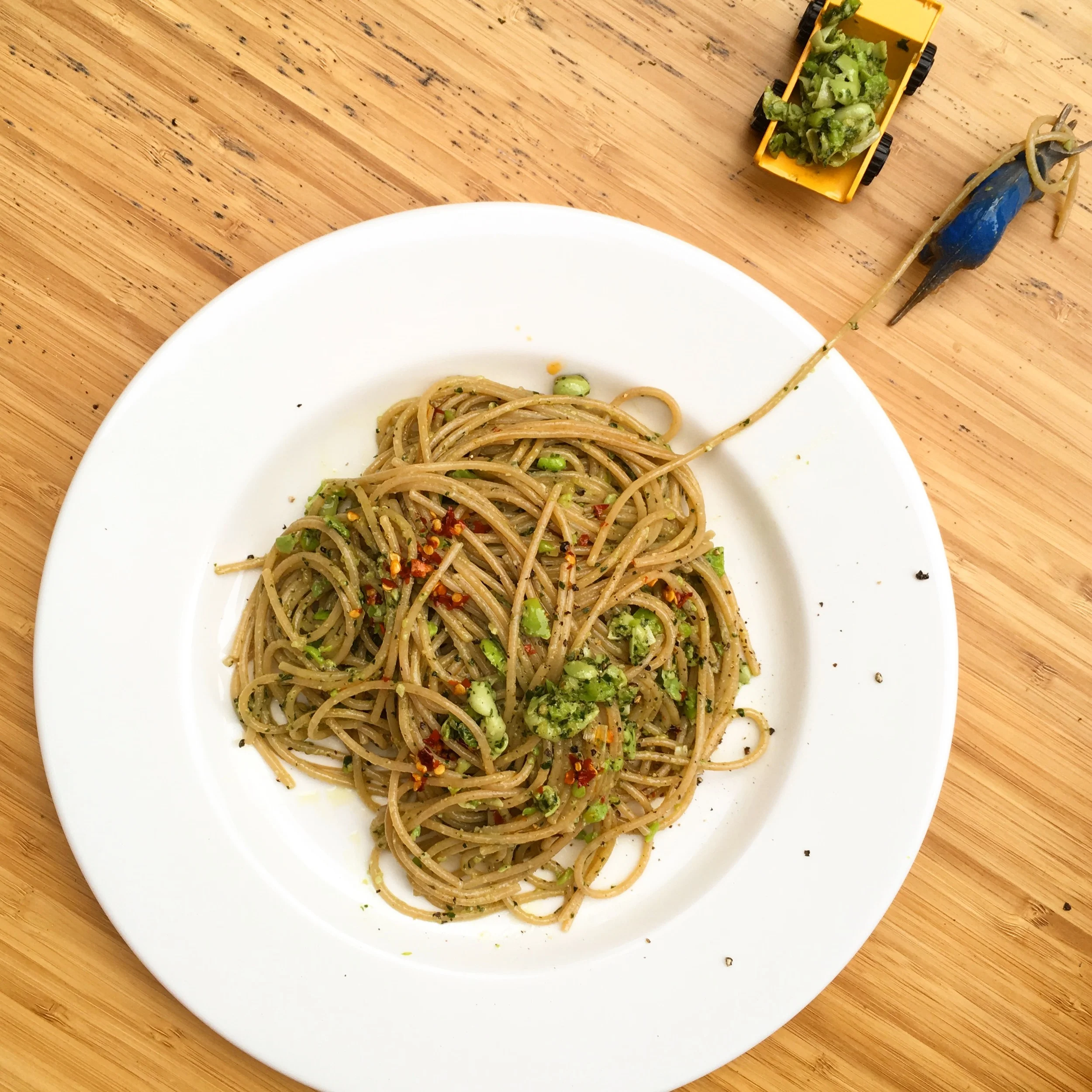 Crushed Broad Bean Pesto