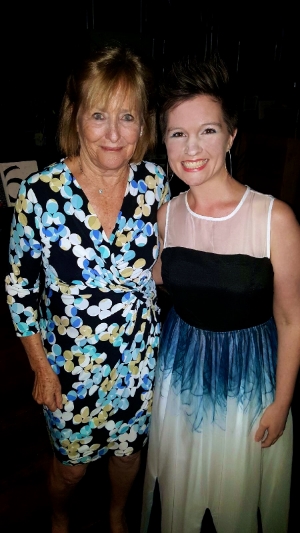 Me with Ms.Von Stade after the Finals Concert at the Kennedy Center.