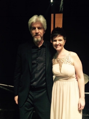 Me with Conductor Pablo Saelzer 