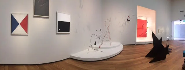 The Calder exhibit at the East Gallery