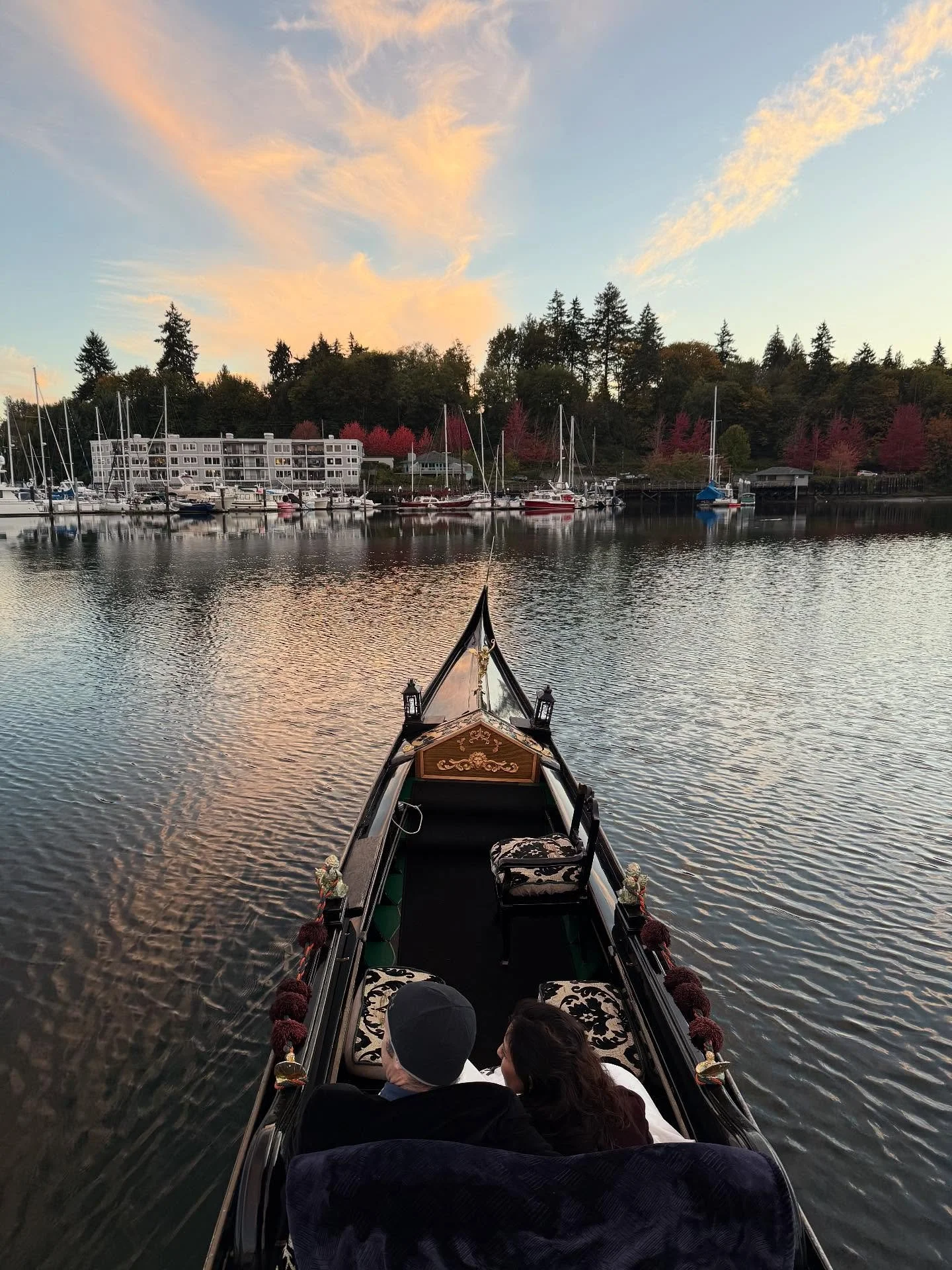 A beautiful October evening.